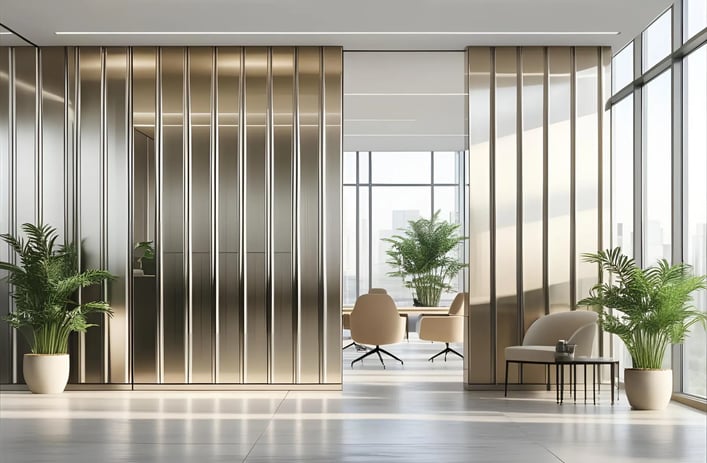 Aluminium partition