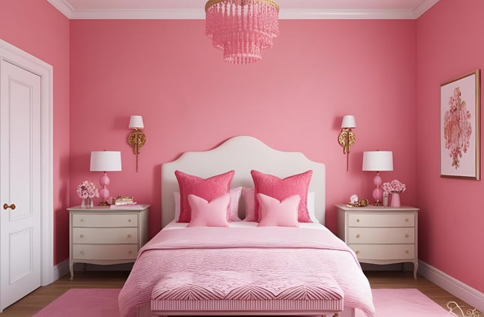 Cotton Candy Pink Color for a Room