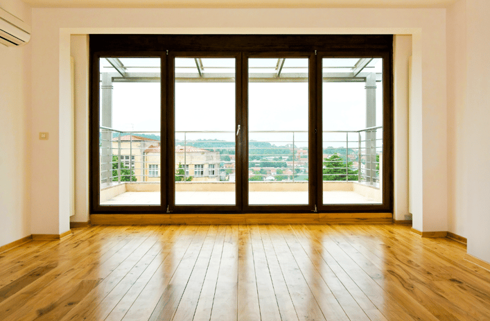 Glass Paneled Door