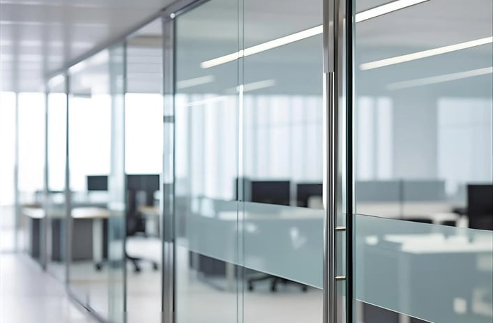Glass partitionn