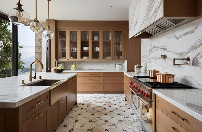 Kitchen: Who Will Win In The Battle Of Marble Vs Tile