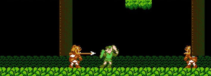 El cambio a scroll lateral causo el disgusto de los jugadores en Links Adventure