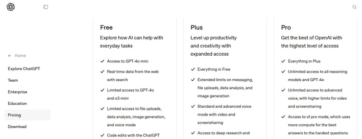 ChatGPT-pricing