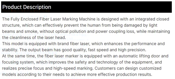 mavenworks track and trace Fiber Laser Marking Machine