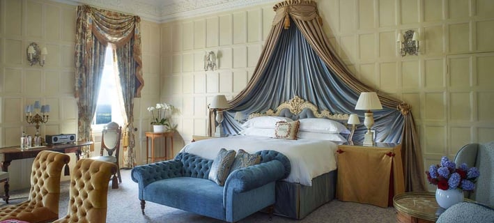 Cliveden House's luxury bedroom