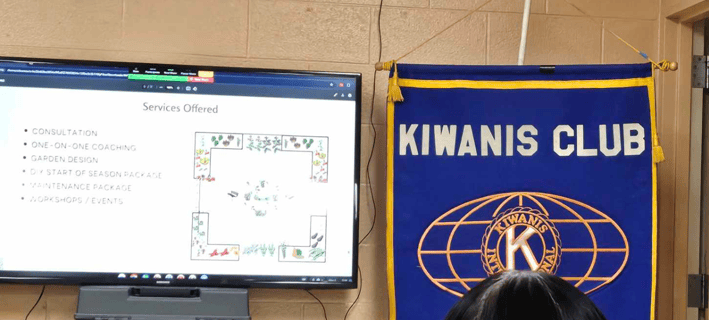 Your Dream Garden presentation at Kiwanis Club of Cosmopolitan Detroit