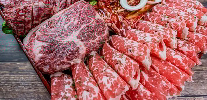 Photo by Jed ji: https://www.pexels.com/photo/tray-of-marbled-beef-20036097/