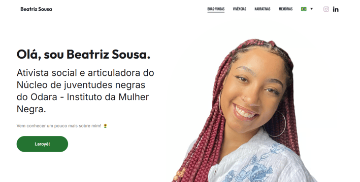 Site da Beatriz Sousa