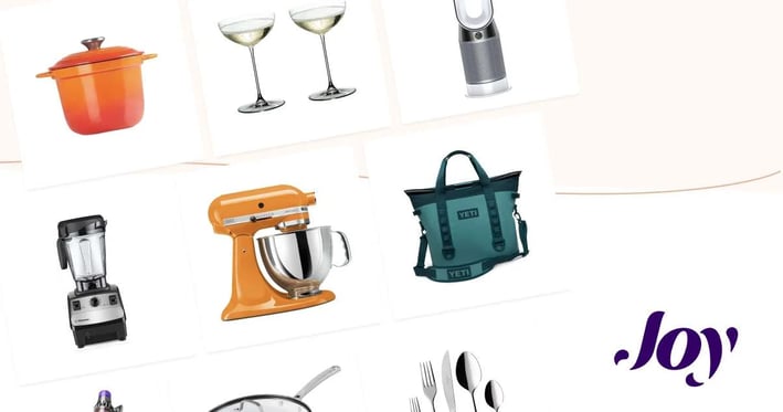 withjoy.com wedding gift registry banner