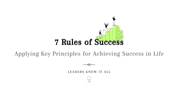 7 rules of success