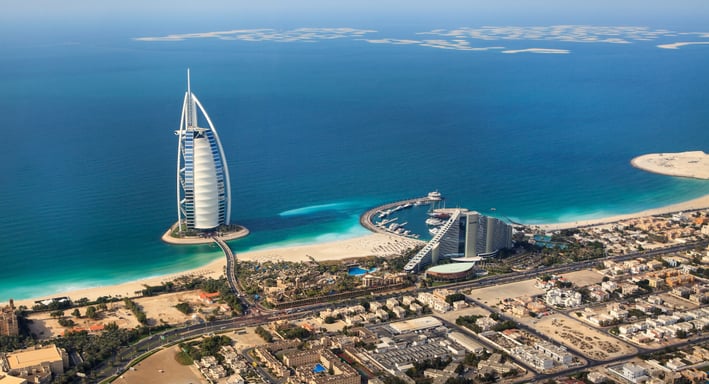 Dubai arial view