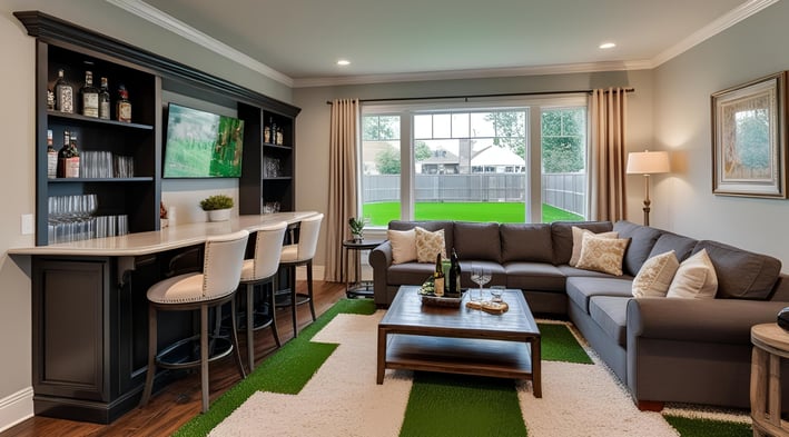 Compact Living Room Bar Ideas