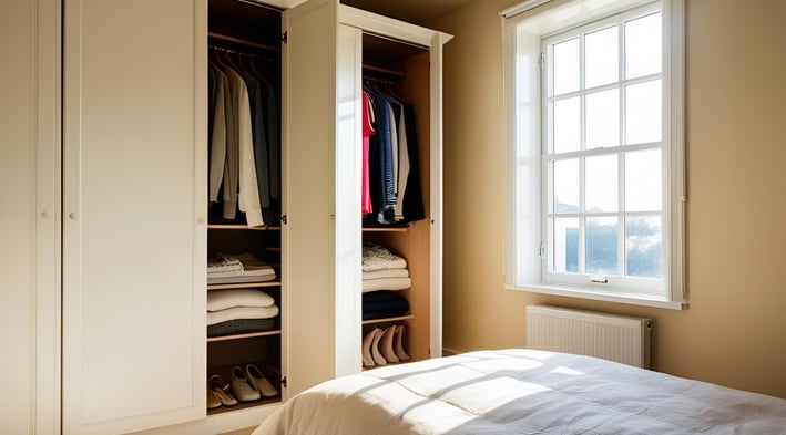 Wardrobe with Sliding Doors for Small Bedrooms
