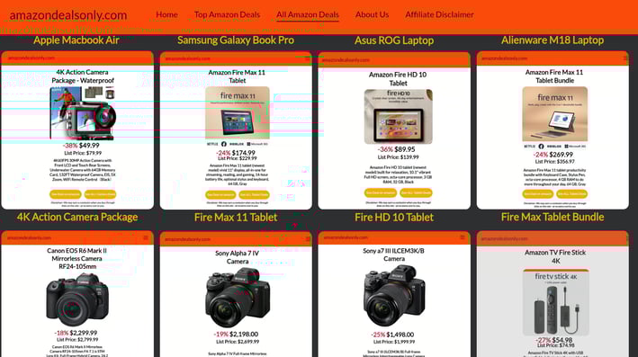 Some of our top deals on amazon.com
