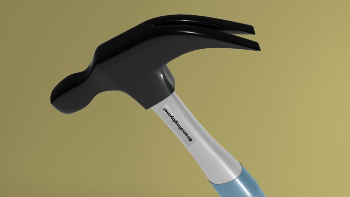 Free hammer mockup