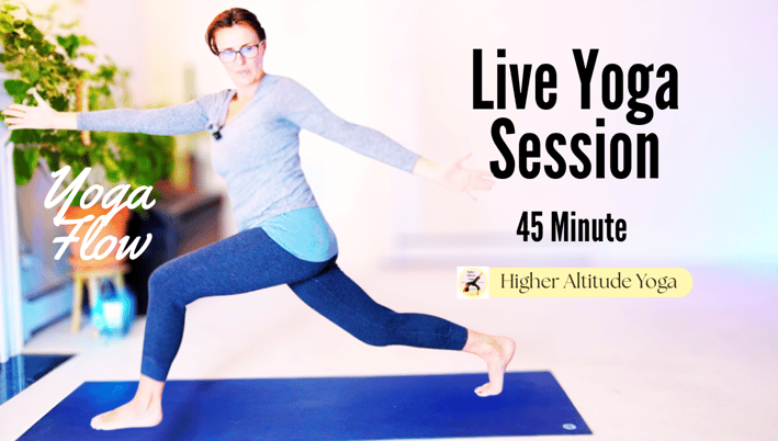 Live yoga session on Youtube with Marie-Aude