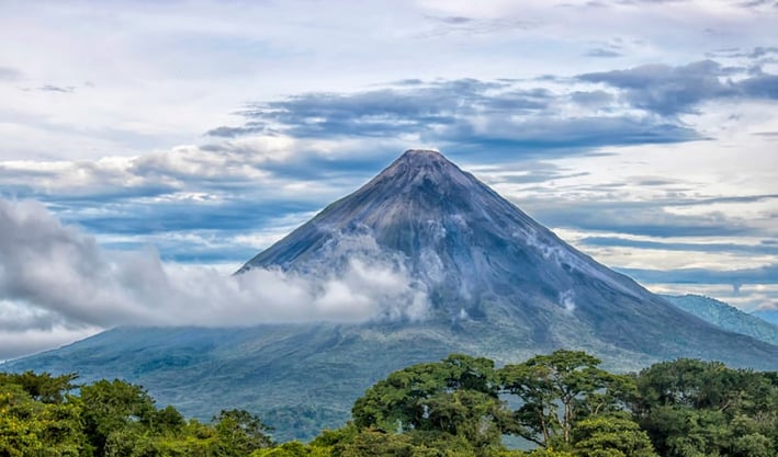 Arenal Volcano from a distance