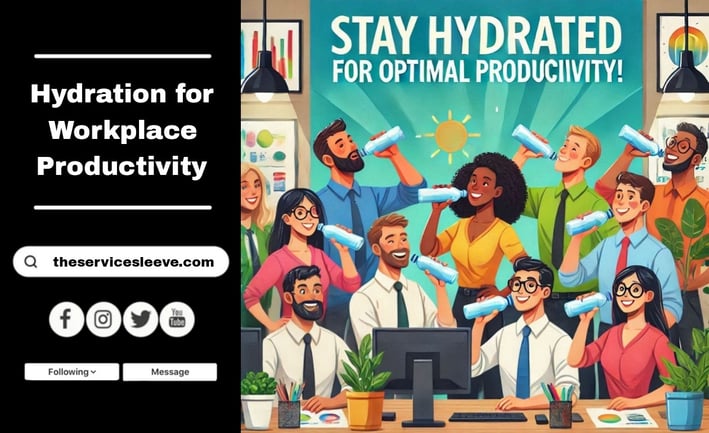 Hydration for Workplace Productivity | Get a Protective Sleeve for Your Water Container Here  