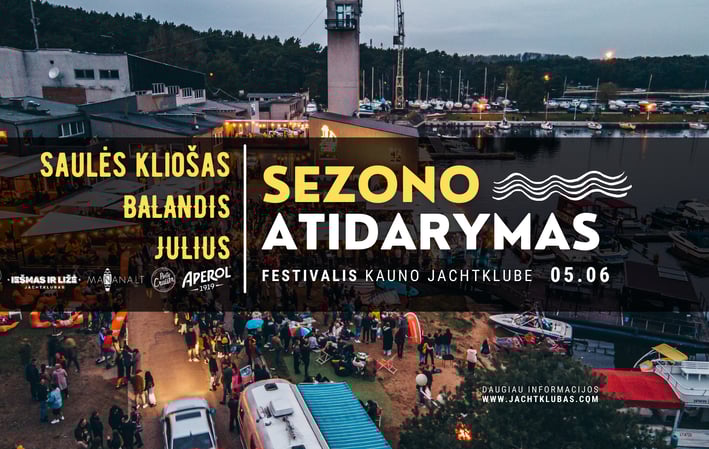 vasaros sezono atidarymas renginys kauno jachtklube