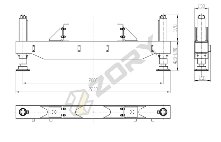 Fixed Rear Outrigger