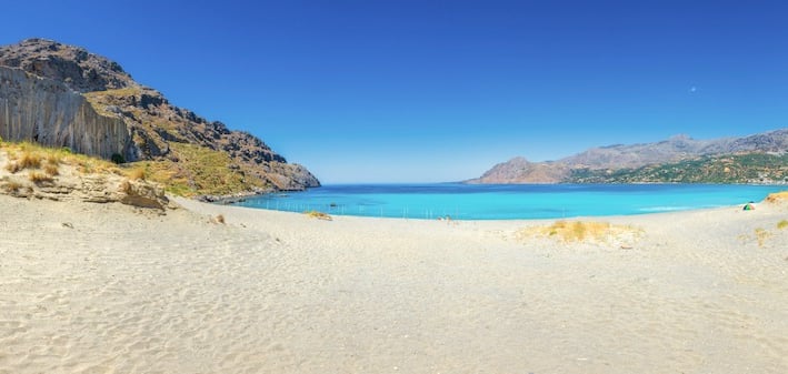 retreats in crete, beautiful beach, paligremnos beach plakias