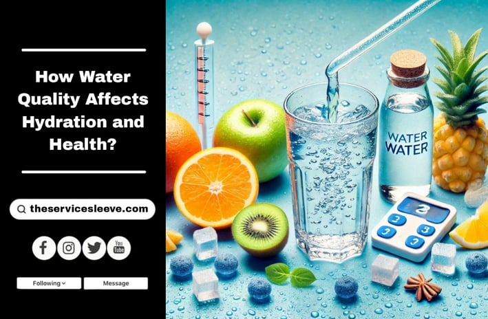 How water quality affects hydration and health? | Get Your Water Container Sleeve Here!