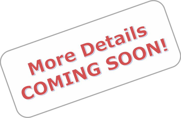a sign that says, more details coming soon