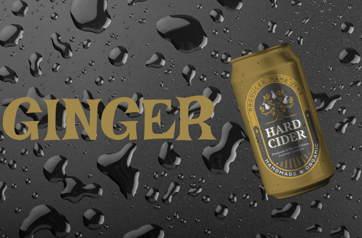 a can of ginger beer in a canister