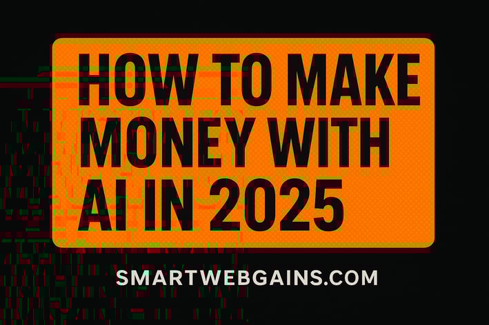 How to Make Money with AI in 2025 - Blog Title Banner SmartWebGains
