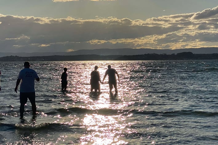 Swim at the Chuch Camp