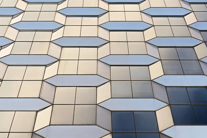 a building with a sky view of a building