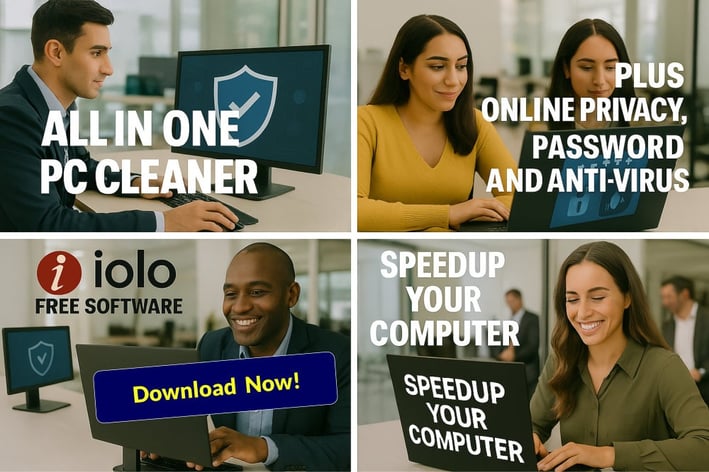 People working on fast computers in an office.