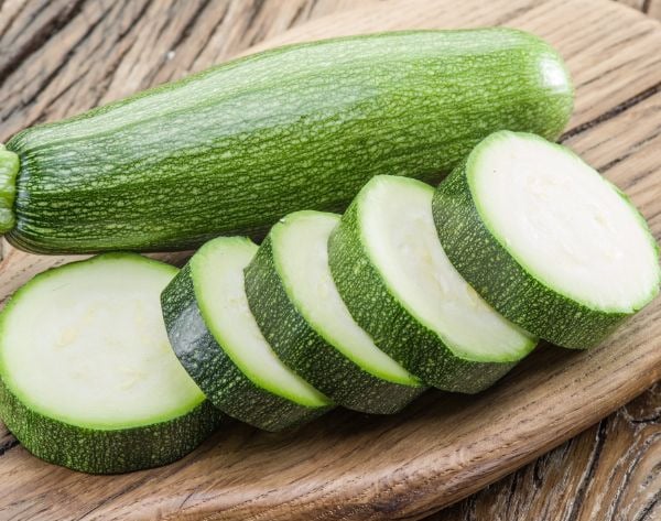 sliced zucchini