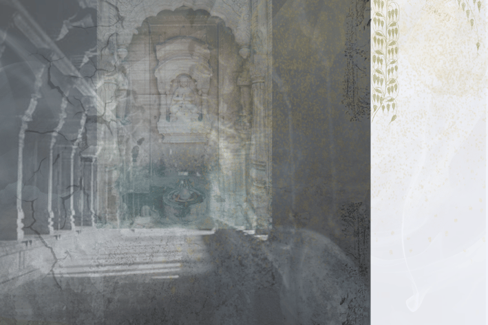 temple of echoes in fog showing the heavy and echoing pattern of legacy burdens