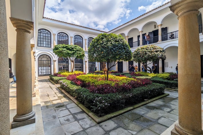 Courtyard of Museo Botero