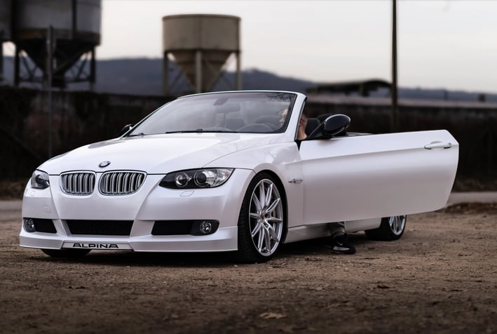 BMW Alpina B3, Ingelheim, Industry, Frontal, Tür offen