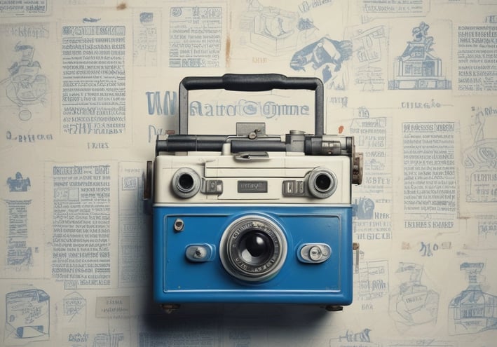 black nikon dslr camera on white printer paper