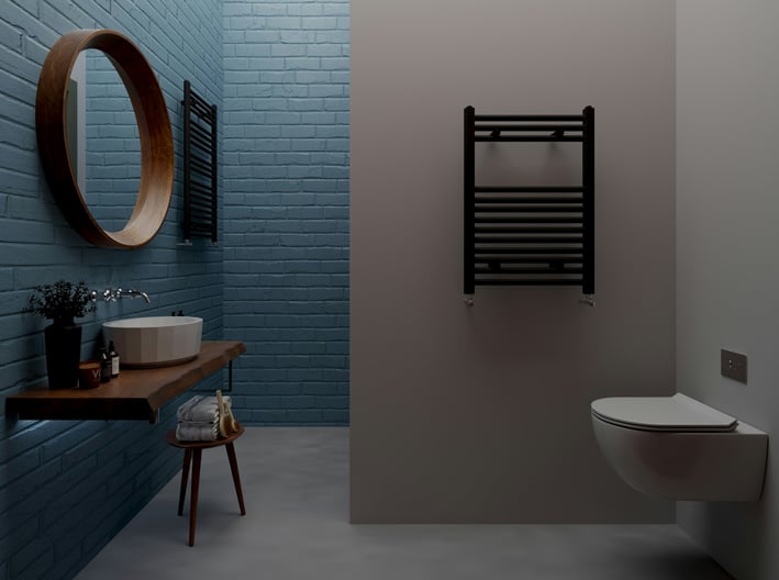 a bathroom with a toilet and a sink