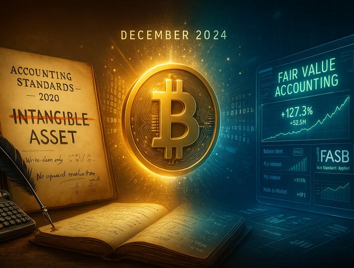 La Révolution Comptable du Bitcoin : Passage à la Juste Valeur FASB (2024-2025)