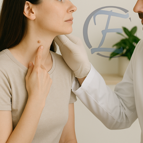 Consulta de retorno com orientações pós-excisão de verruga ou condiloma.