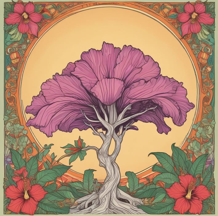 Hibiscus and women 