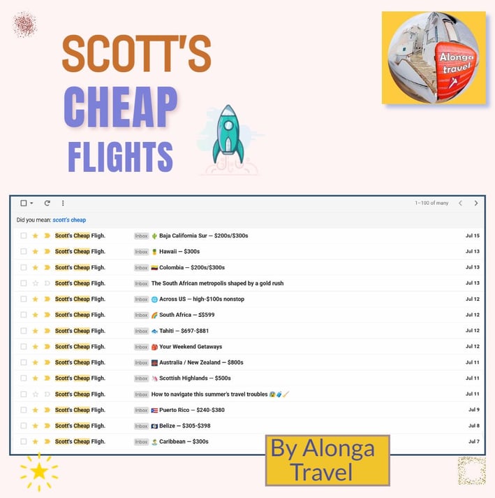 Scotts cheap flight