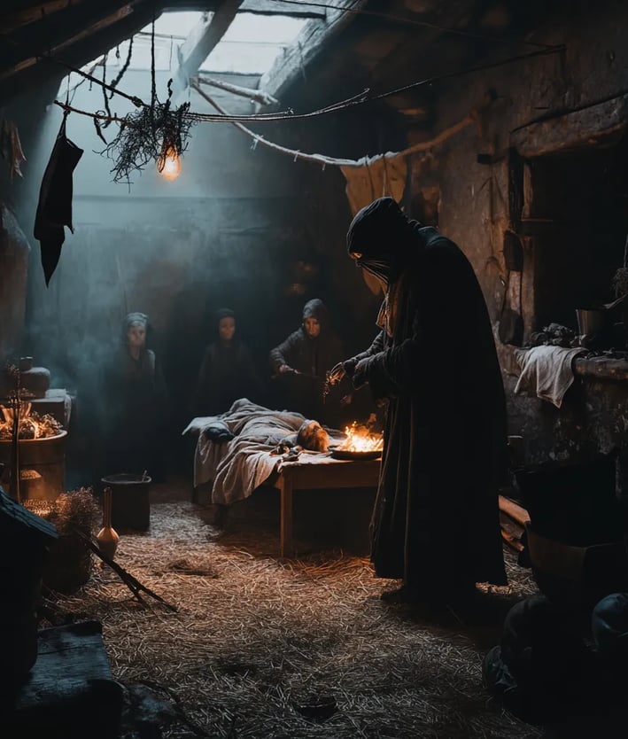 A_Plague_Doctor_at_Work_Inside_a_small_dimly_lit_home