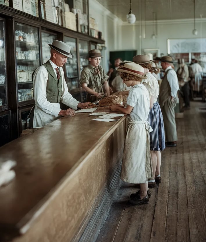 Chillicothe Grocery Store, July 7th 1928: First Loaves for Sale