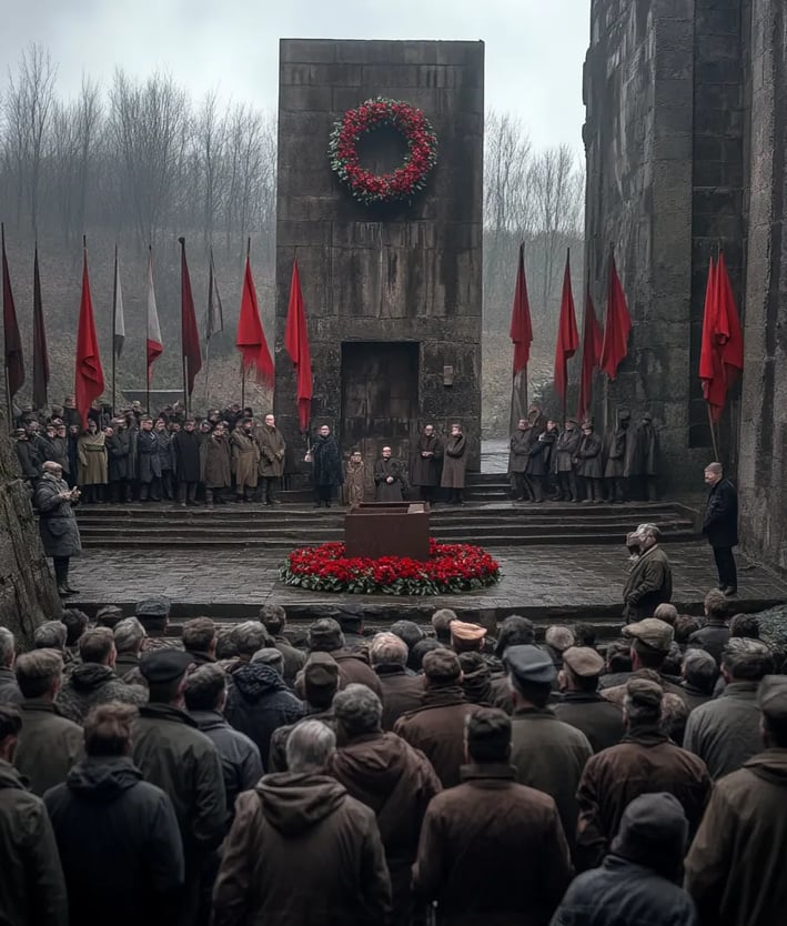 Large socialist funeral ceremony for Domela Nieuwenhuis, Amsterdam, 1919.