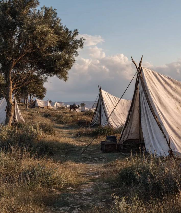 Jaffa Outskirts, July 6 1882: First Encampment