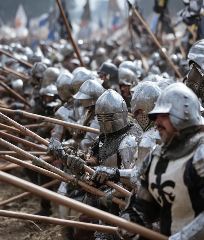 Kortrijk Fields, Flanders, July 11, 1302: Clash of Steel and Wood