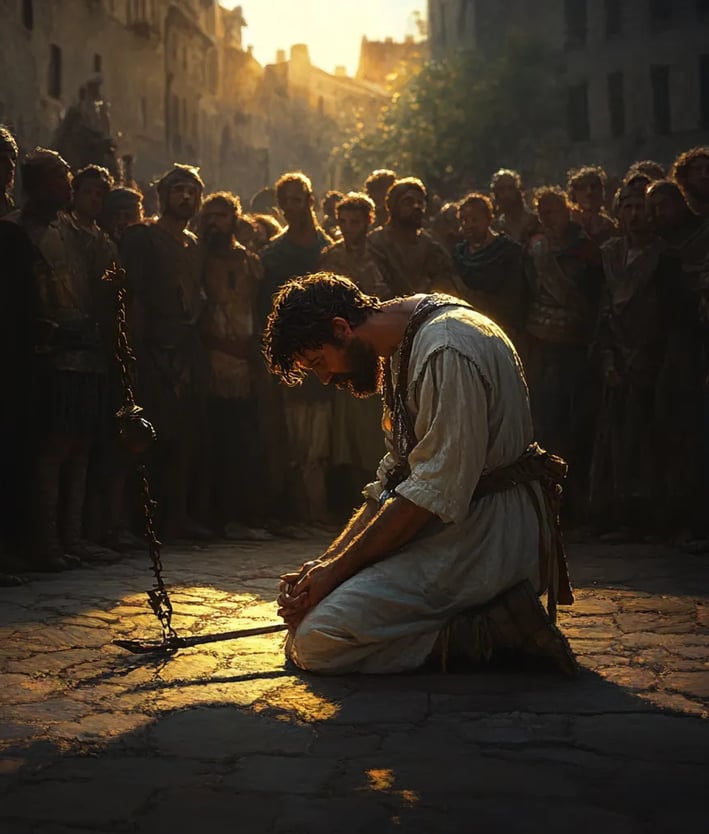 The_Martyrdom_of_Saint_Fermin_Saint_Fermin_kneels