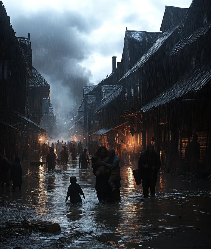 Villagers_Fleeing_the_Rising_Waters