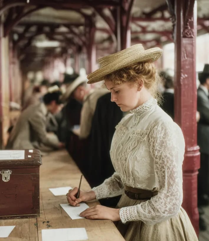 Wellington, New Zealand, 1893: Voting in Action